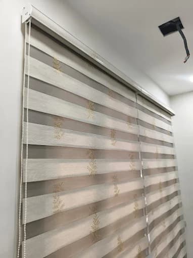 Zebra roller blinds installation